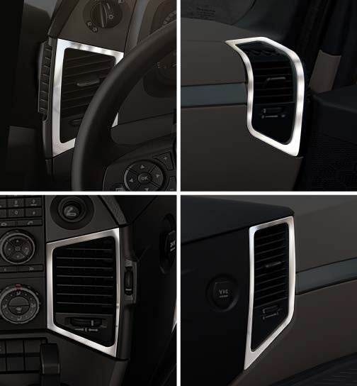 Jeu de décorations d’aérateurs intérieurs – 4 pièces, adapté pour Mercedes Actros MP4/MP5