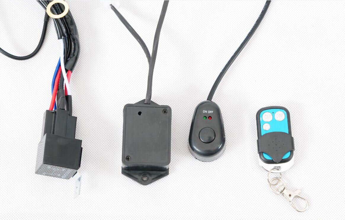 Faisceau de câblage pour barre LED avec interrupteur et télécommande