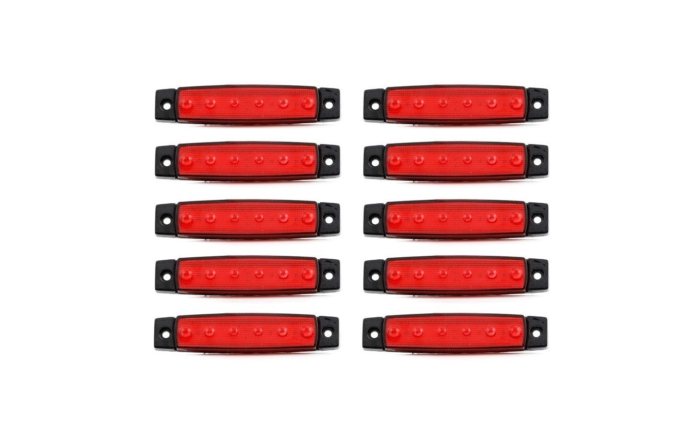Témoin lumineux rouge 24 V pour véhicules automobiles et utilitaires