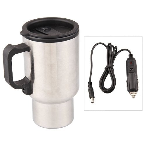 Cafetière 12 V pour véhicules - Gris