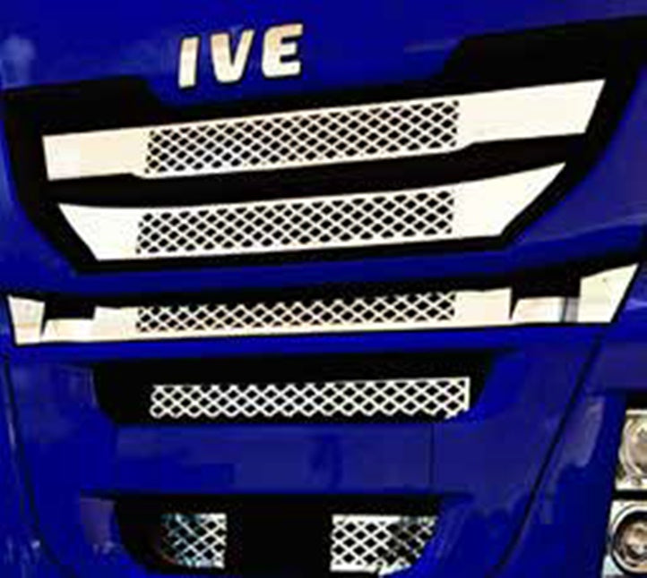 Kit de calandre avant – adapté pour Iveco Hi-Way, 5 pièces, avec logement pour capteur