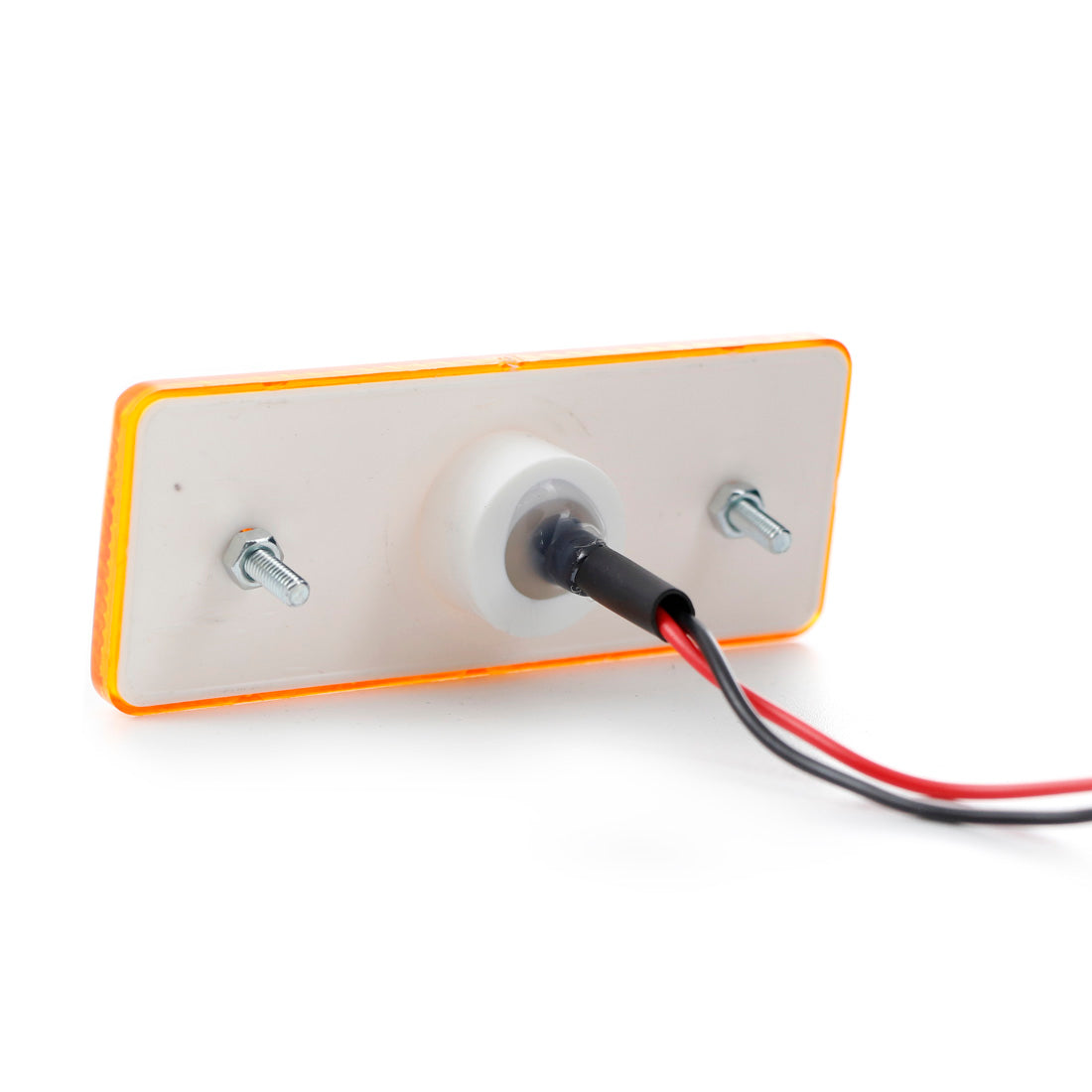 Yellow LED Clearance Light 12/24V, 4 LEDs, 110 x 42 x 6 mm