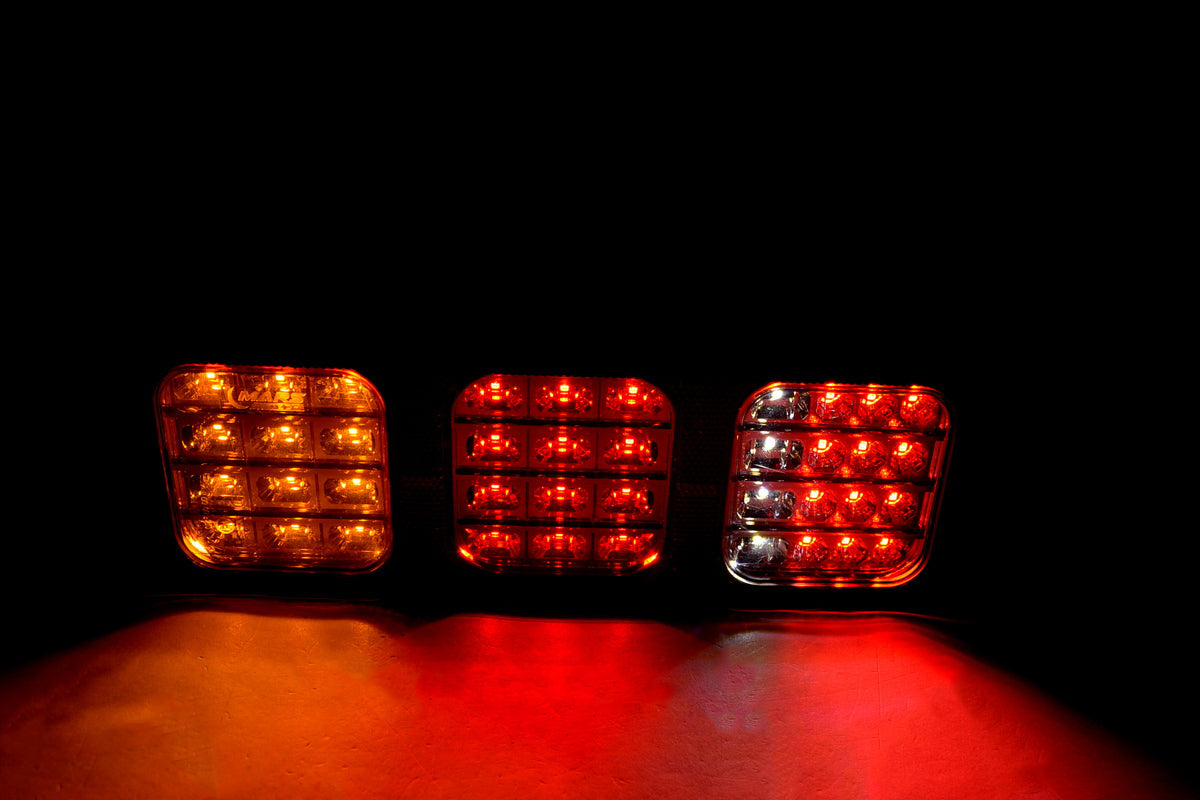 UNISTAR-V LED Rear Combination Light, 9–33V, Left/Right, 285×102×33 mm