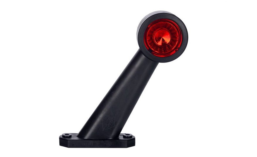 Feu de gabarit LED long incliné rouge/blanc 12/24 V côté droit