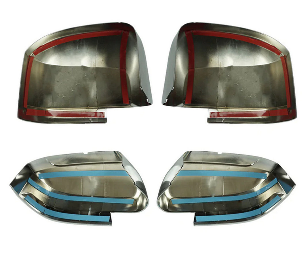 Coques de rétroviseurs chromées – adapté pour VW Crafter 2018+, plastique ABS