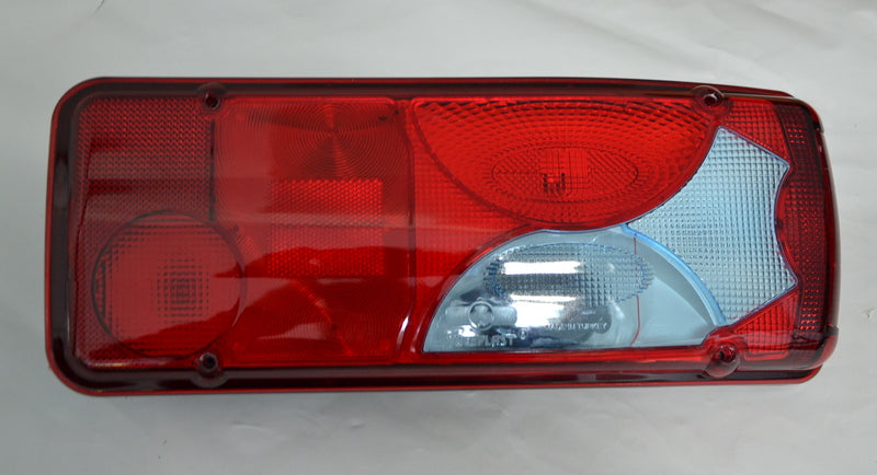 Десен заден комбиниран стоп, подходящ за MAN – 400 x 160 x 89 mm, с крушки, син