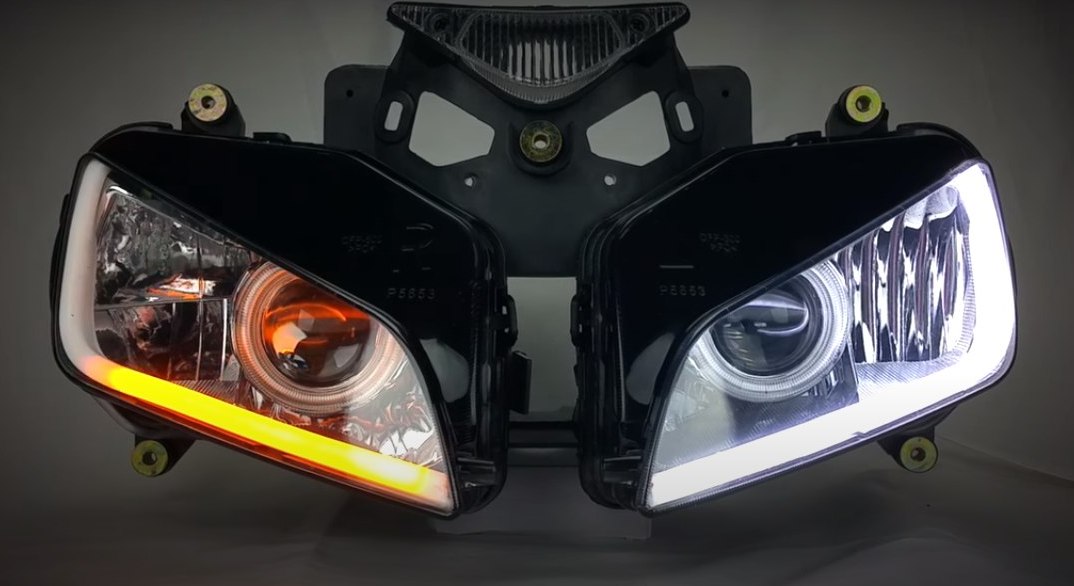 Bandes LED DRL flexibles avec clignotant dynamique, 60 cm, lot de 2