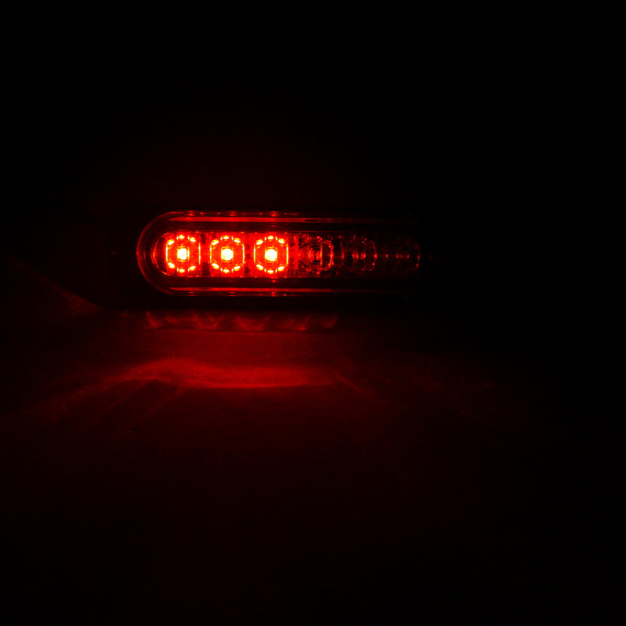 Feu de signalisation LED rouge 12/24 V pour assistance routière, gyrophare auxiliaire