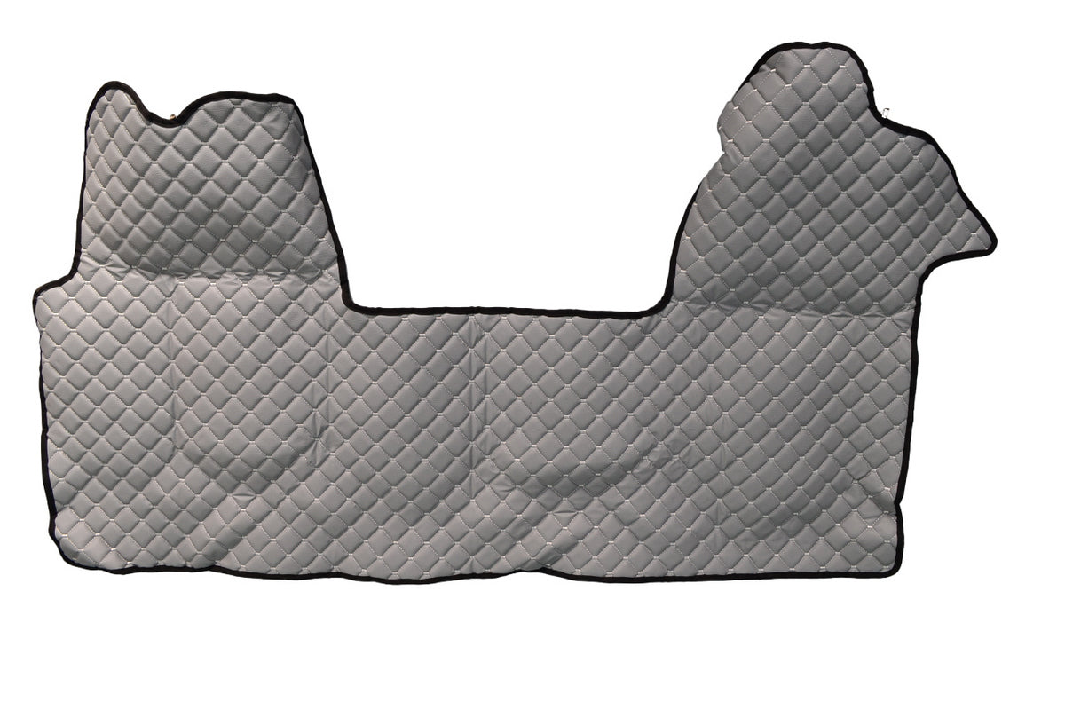 Dark Grey Leather Floor Mats – suitable for Renault Master III 2010+, 1+2 Seats