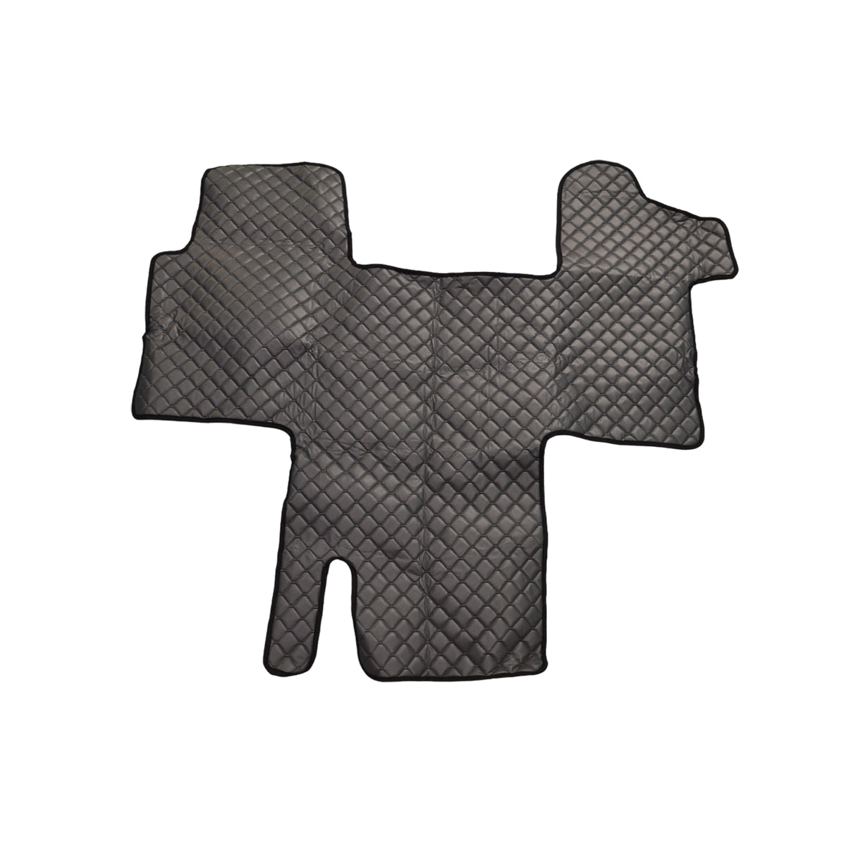 Dark Grey Eco Leather Floor Mats – suitable for Renault Master III 1+1, 2010+