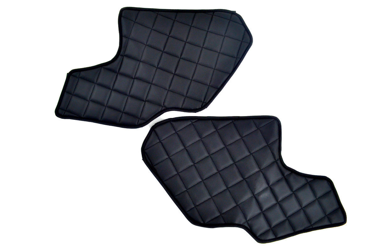 Πατάκια πόρτας – 2 τεμαχίων, τεχνητό δέρμα (eco leather), μαύρα, κατάλληλο για Scania R/S Next Gen 2017+