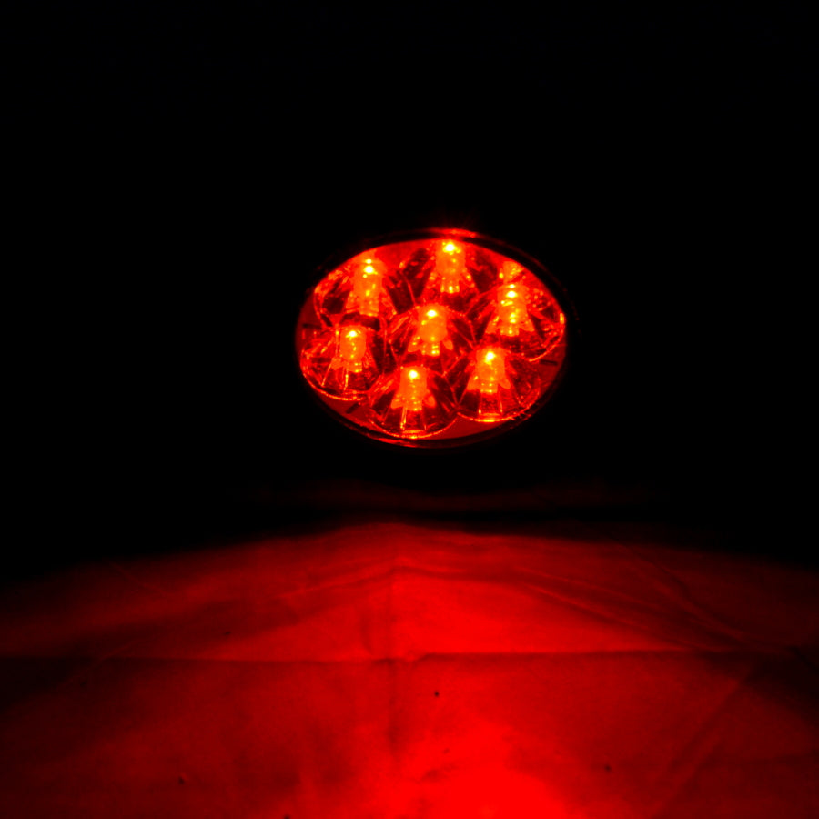 Avertisseur lumineux LED court, jaune/rouge, signal d’alerte auxiliaire 12 V