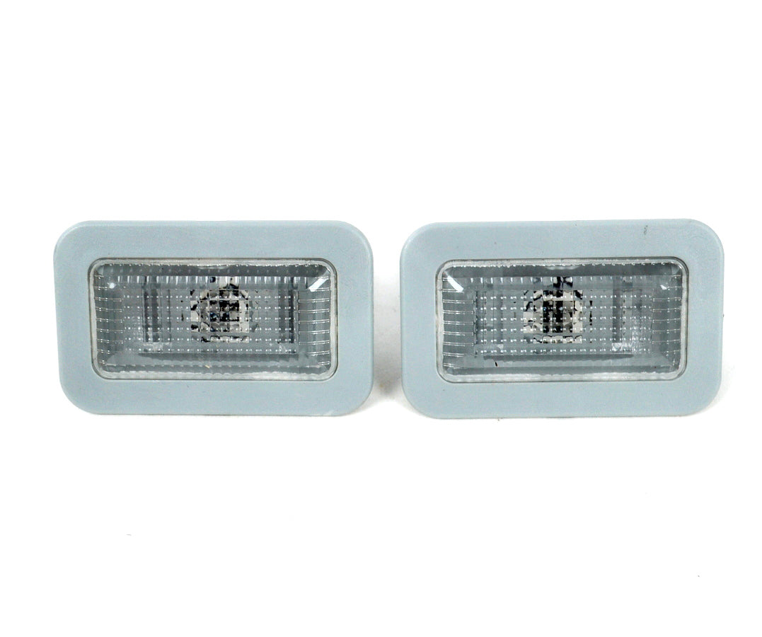 Éclairage de courtoisie de porte avec ampoule et douille – blanc, lot de 2, adapté pour Mercedes