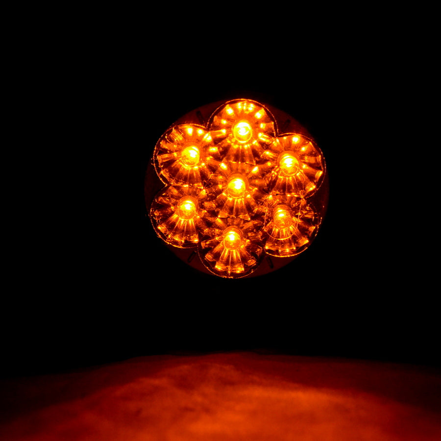 Avertisseur lumineux LED court, jaune/rouge, signal d’alerte auxiliaire 12 V