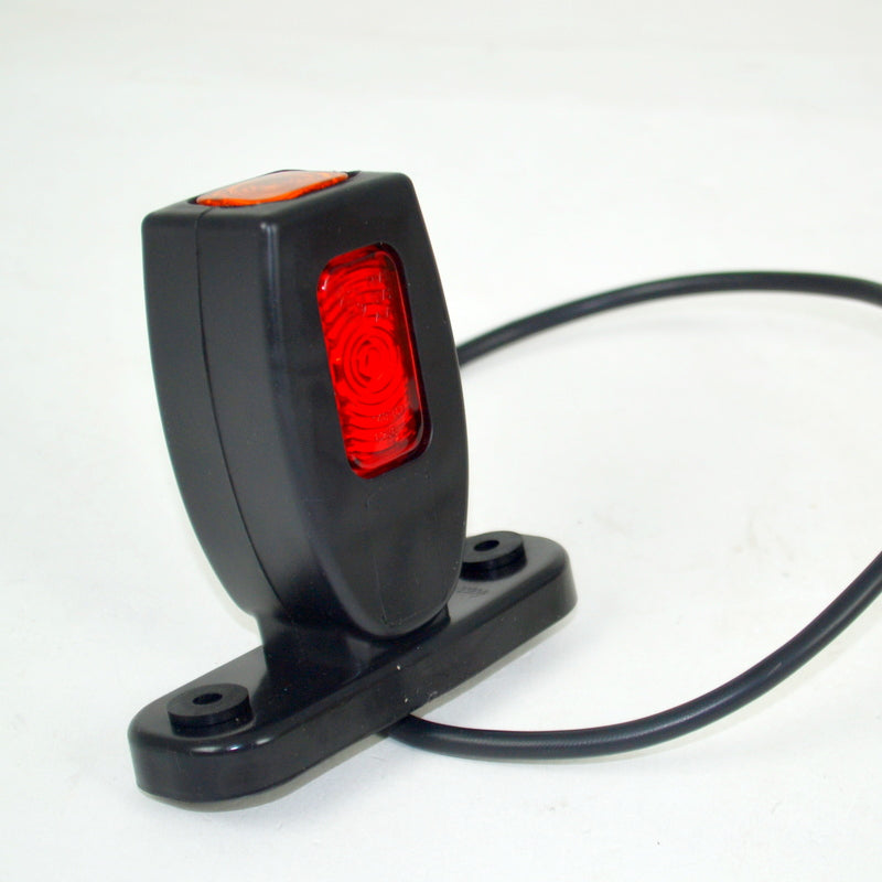 LED Angled Marker Light – Yellow/White/Red, 12/24 V, Universal Vertical or Horizontal Mount