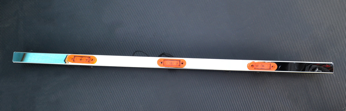 Enjoliveur d’insert de calandre avant – adapté pour Volvo FH13 2013+, 3 ouvertures pour feux de gabarit