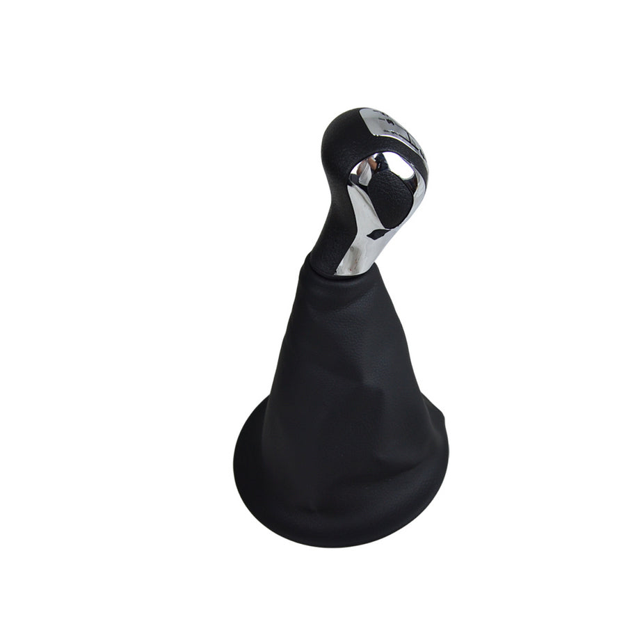 Pommeau de levier de vitesse avec soufflet et embase – 5 vitesses, noir pour Peugeot 307/308/408 et Citroen C2