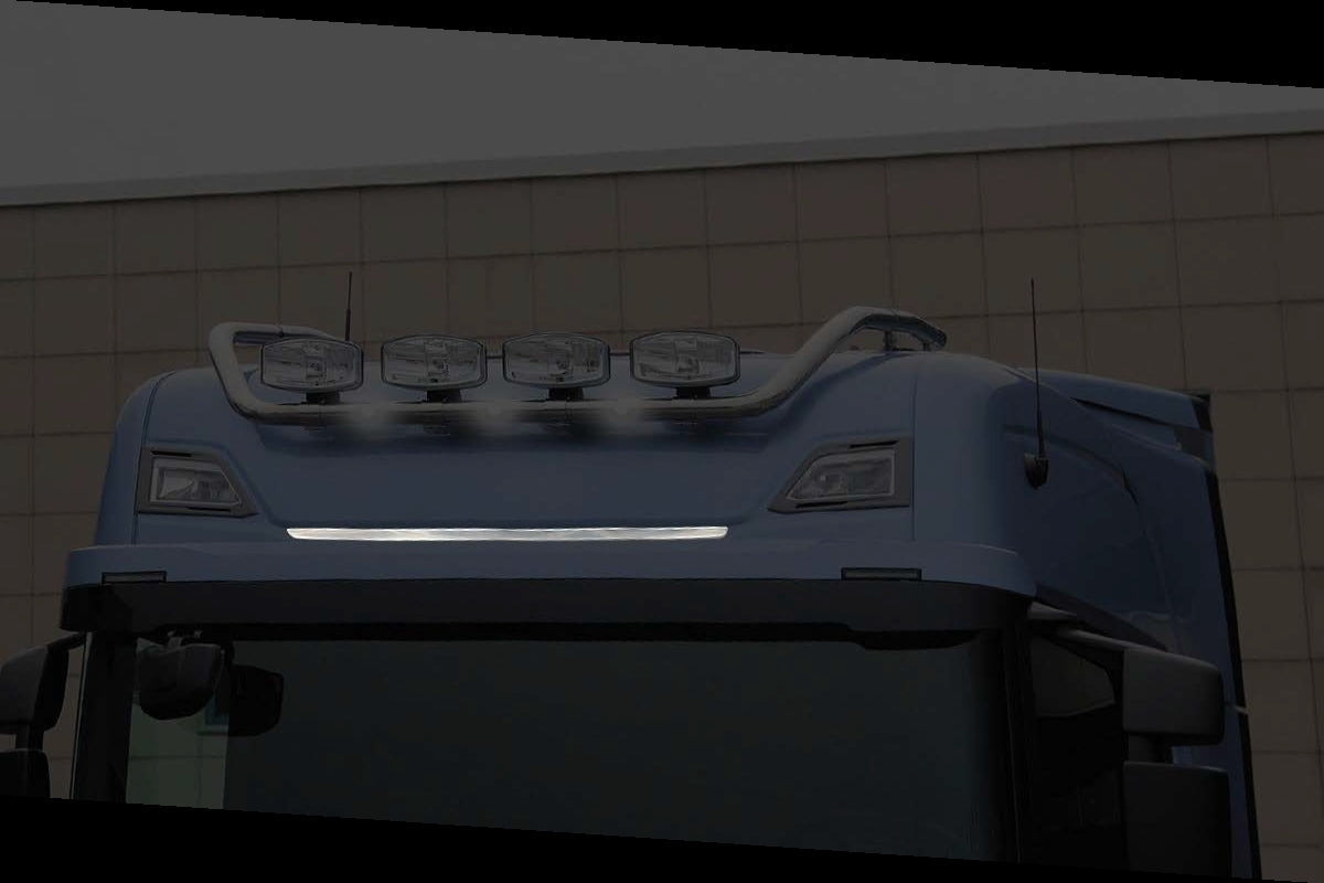 Πλαίσιο σκιάστρου – κατάλληλο για Scania S/R 2017+, ανοξείδωτο ατσάλι χρωμίου-νικελίου