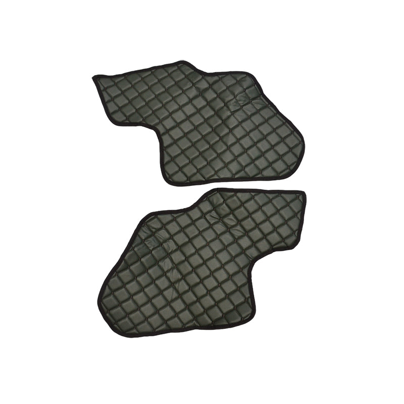 Eco Leather Door Mats – Green, 2-Piece Set, suitable for Scania R/S Next Gen 2017+
