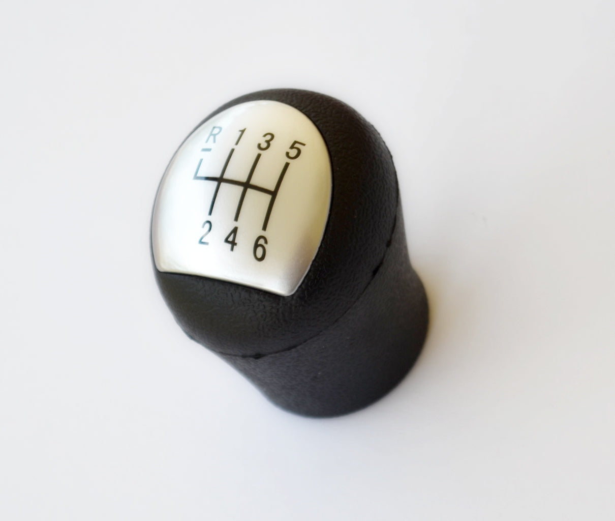 Pommeau de levier de vitesses – adapté pour Renault, 6 rapports, plastique noir avec finition chromée