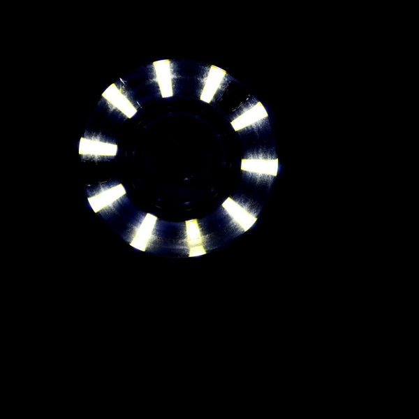 Feu de gabarit LED rond, 10 LED blanches, 12/24 V, modèle UK