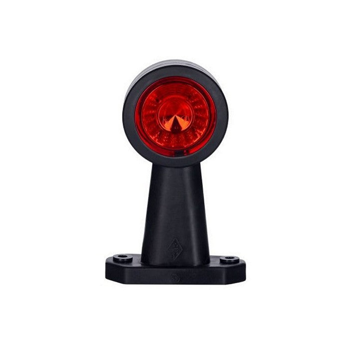 Feu de gabarit latéral LED blanc/rouge 12/24V 13 mm x 8,5 mm pour véhicules utilitaires et remorques