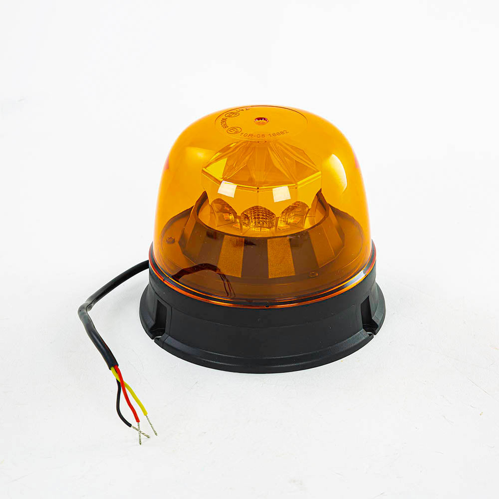 Gyrophare LED flash, 16 LED SMD, 12/24 V, diamètre 140 mm, hauteur 120 mm