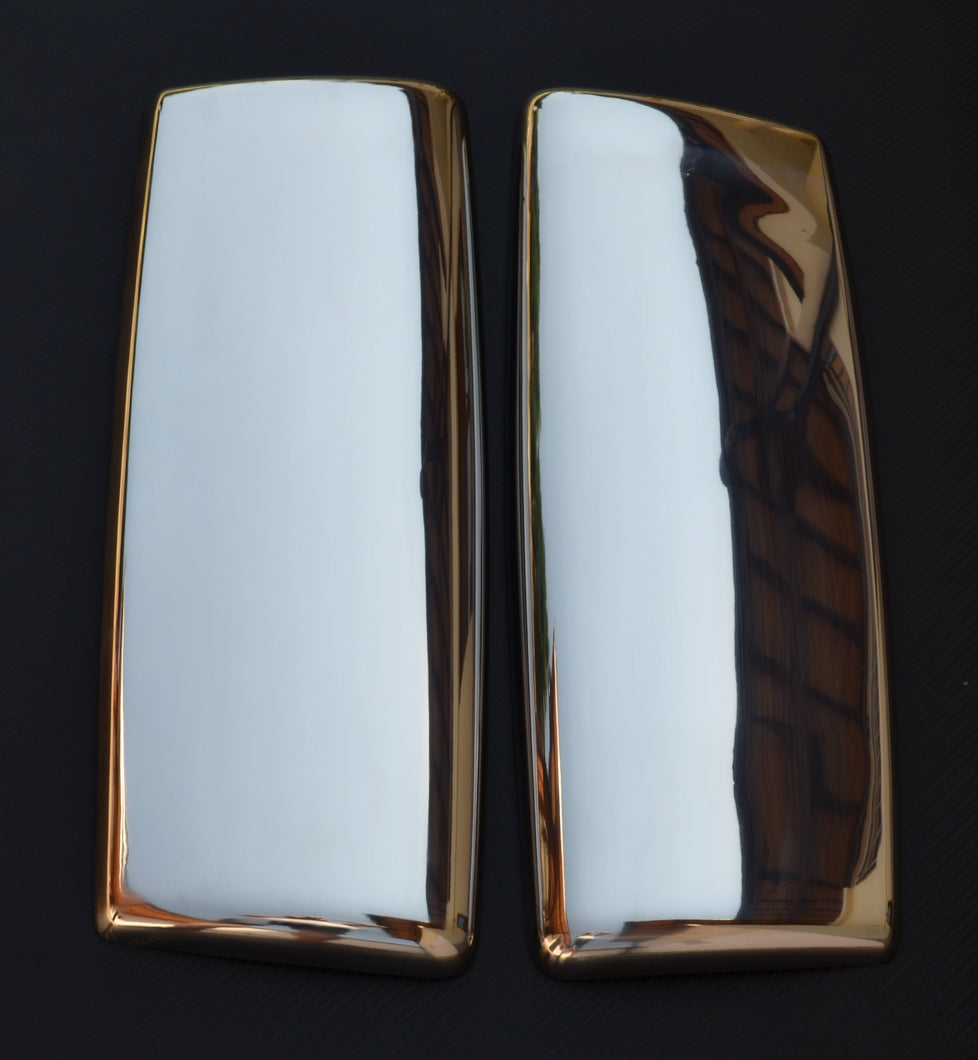 Spiegelabdeckungs-Set aus Edelstahl – geeignet für MAN TGX und TGS Lkw