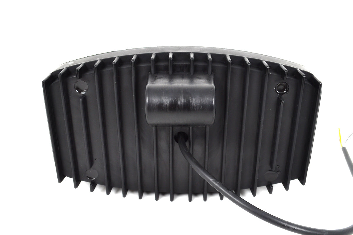 Feu ovale combiné halogène et DRL, 12/24 V, 10 LED, 250×140×70 mm