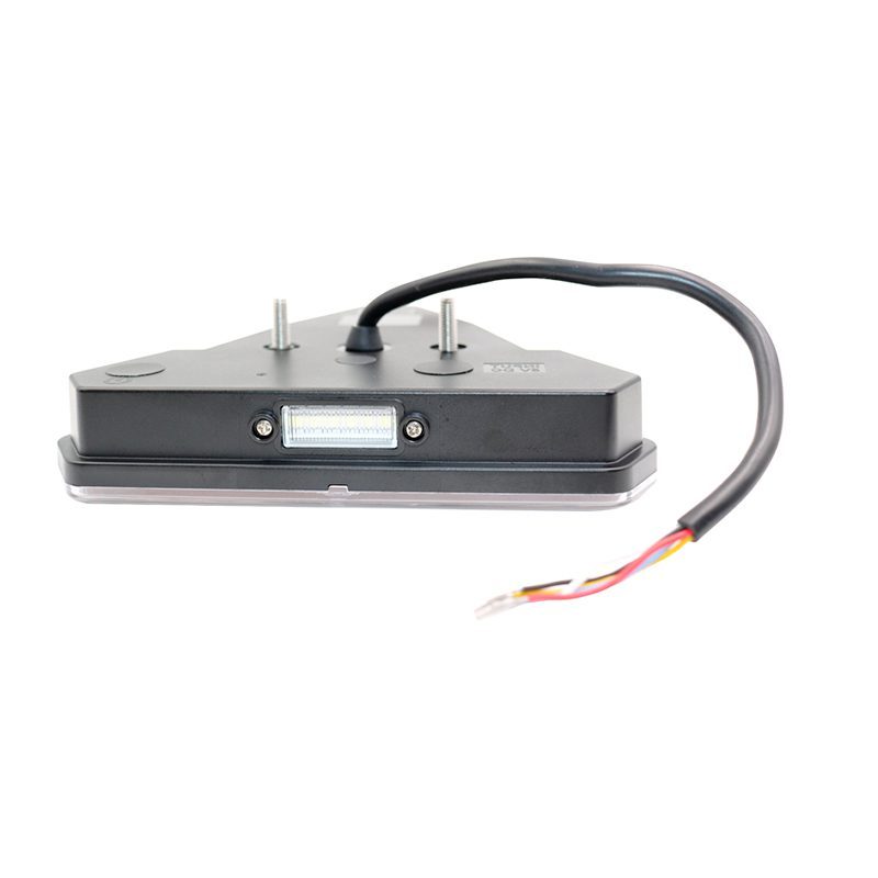 Feu arrière gauche triangulaire à LED – 4 fonctions, clignotant dynamique, 12/24 V, IP67