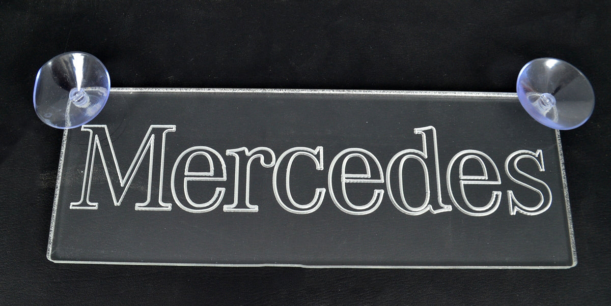 Round Suitable for Mercedes Sign – 250 mm Diameter