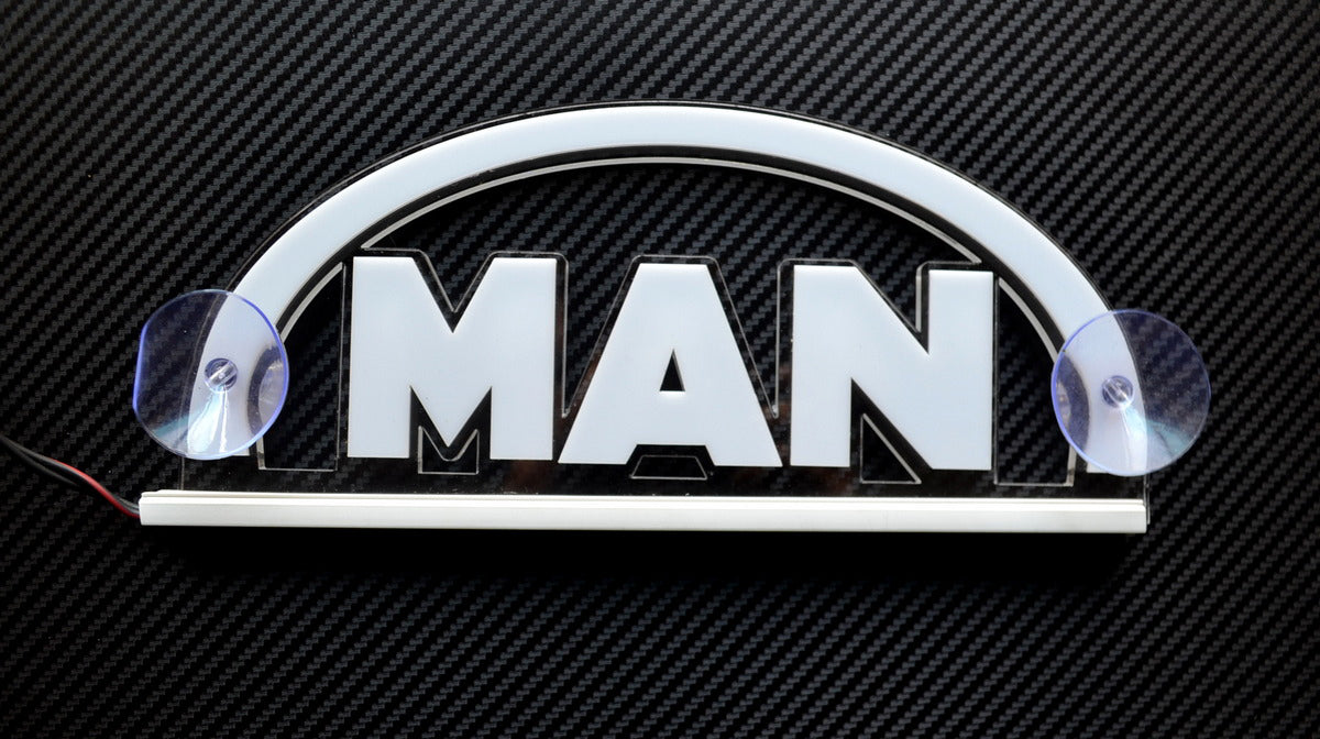 3D емблема подходяща за MAN – диаметър 250 mm