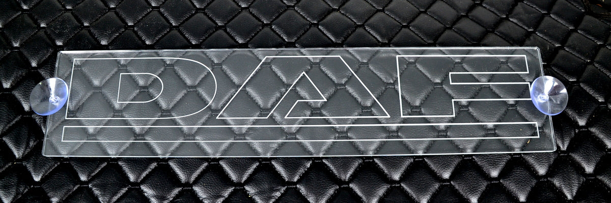 Laser-Cut Decorative Sign – 500 mm Length, Suitable for DAF