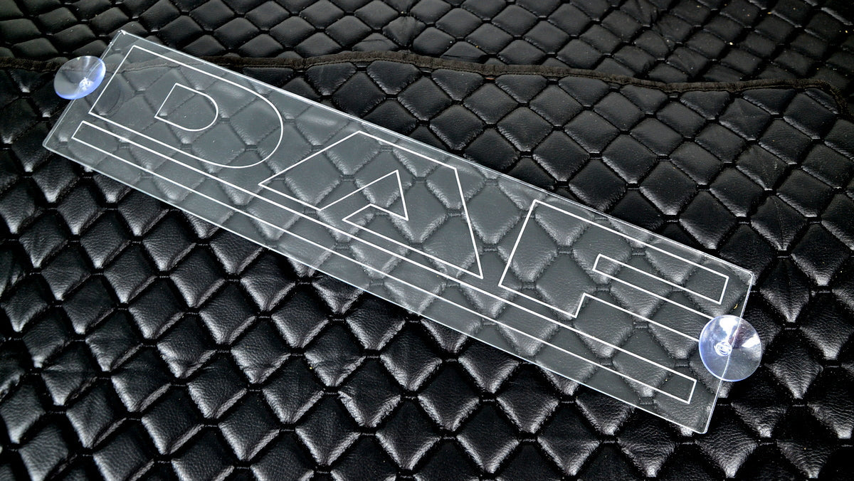 Laser-Cut Decorative Sign – 500 mm Length, Suitable for DAF