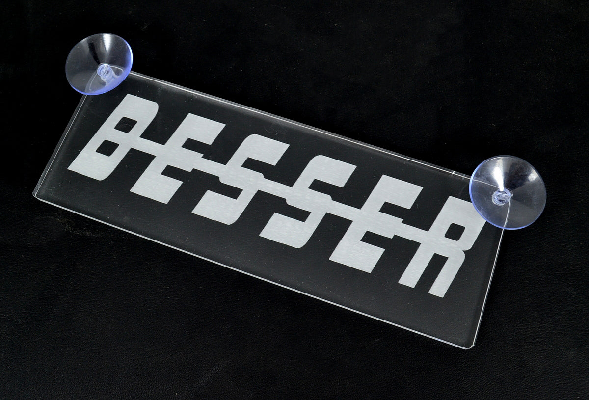 Кръгъл знак BESSER – 250 mm диаметър, предпазен маркер