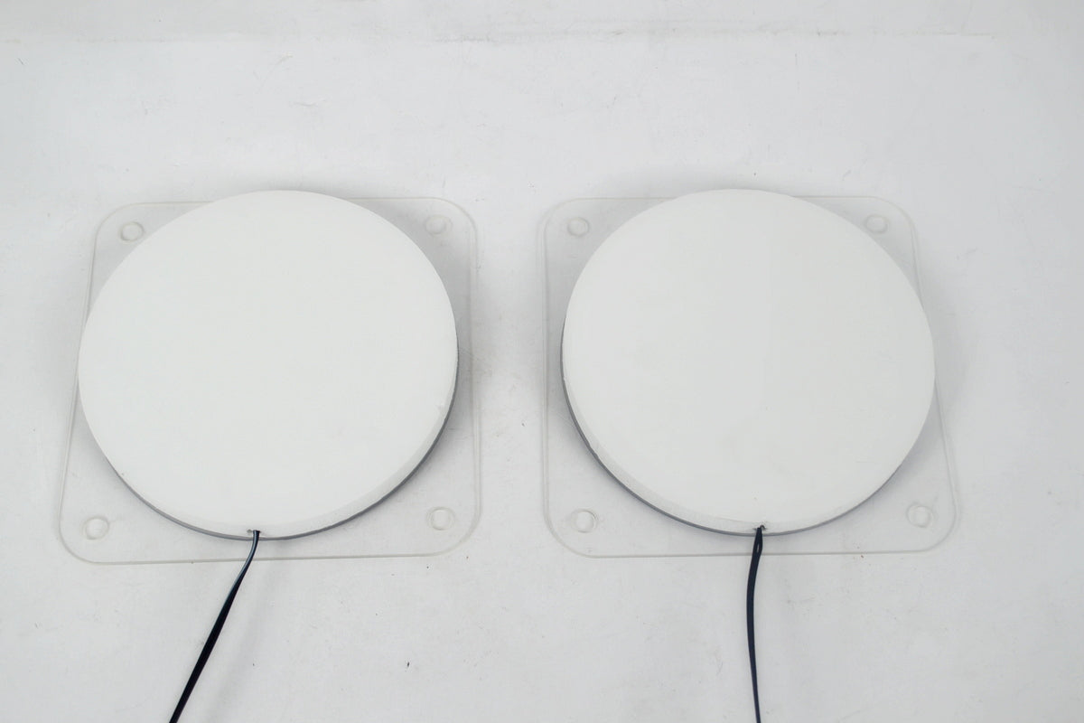 Комплект черни вътрешни панели за предно стъкло с жълти акценти, подходящ за DAF