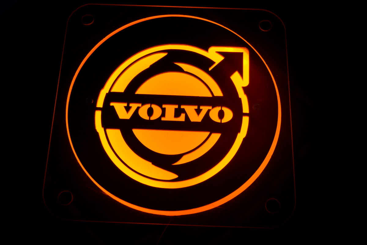 Jeu de panneaux intérieurs de pare-brise adapté pour Volvo – Noir avec éléments jaunes