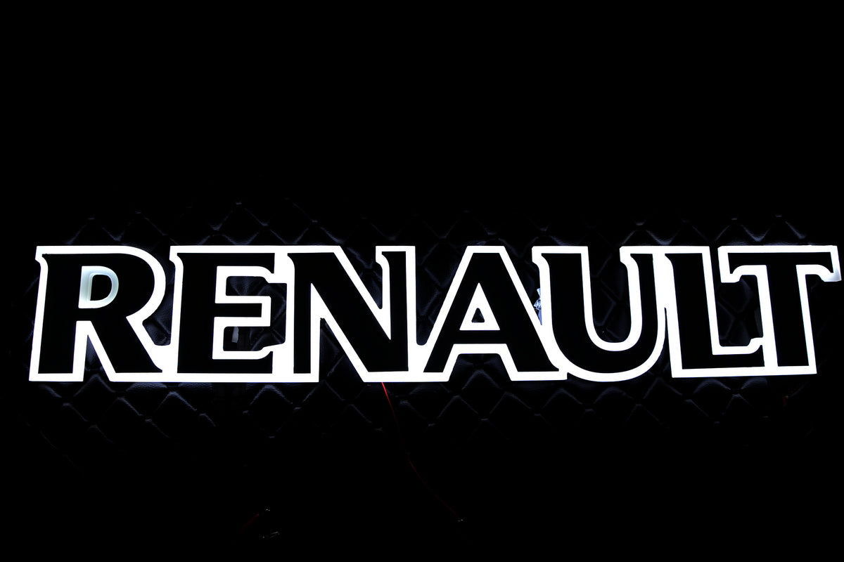 Φωτιζόμενο Έμβλημα Μάσκας – κατάλληλο για Renault, Λευκό Φως, 24V