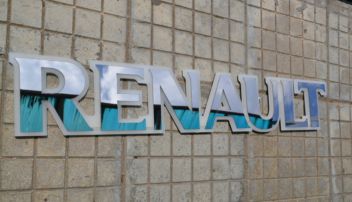 Φωτιζόμενο Έμβλημα Μάσκας – κατάλληλο για Renault, Λευκό Φως, 24V