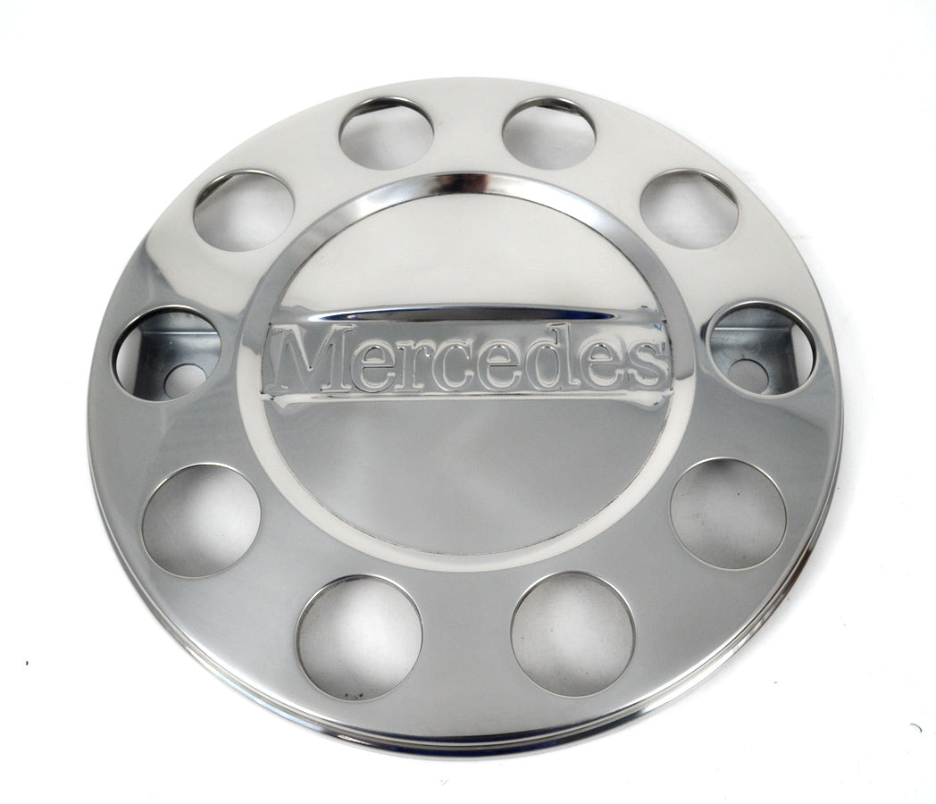 Enjoliveur de roue de camion tout inox – 22,5", adapté pour inscription Mercedes
