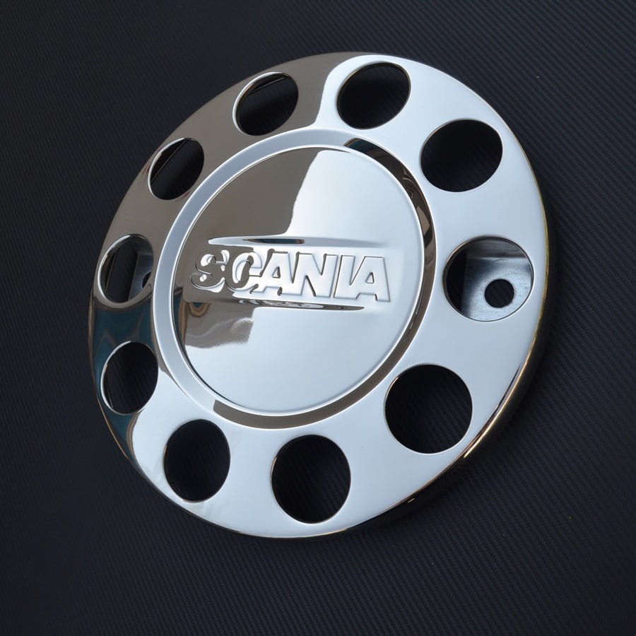Enjoliveur de roue de camion tout inox – 22,5", adapté pour inscription Mercedes