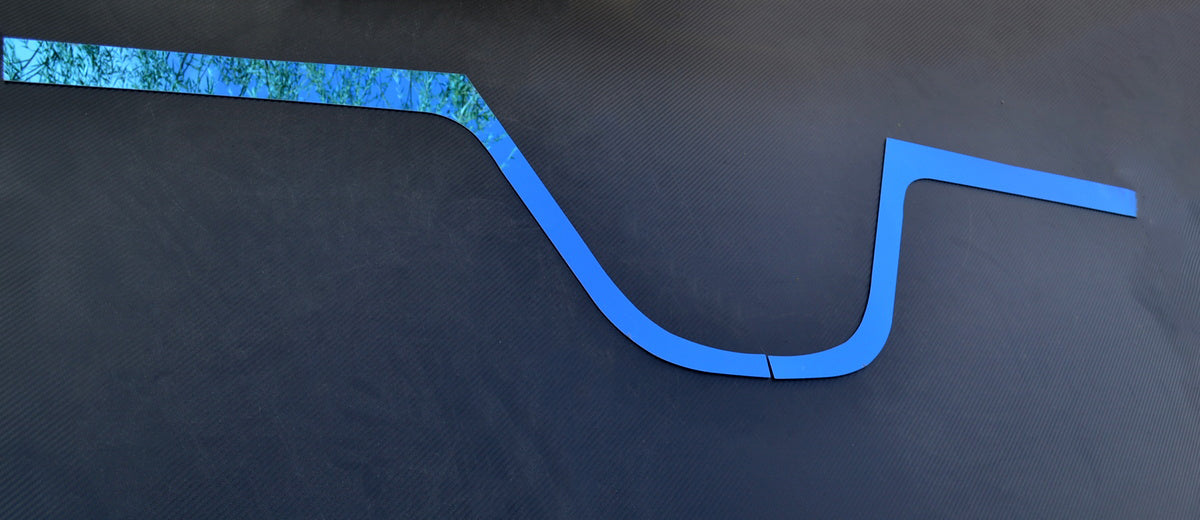 Headlight Eyebrow Trims – suitable for Mercedes Actros MP4, Blue