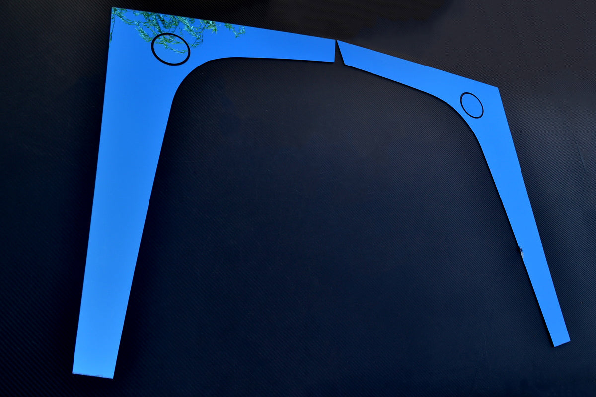 Décoration de calandre avant inférieure – jeu bleu de 2 pièces, adapté pour Mercedes Actros