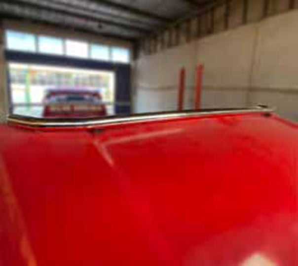 Upper Cab Roof Bar – Stainless Steel, 60 mm, Suitable for Scania Baseline/Highline