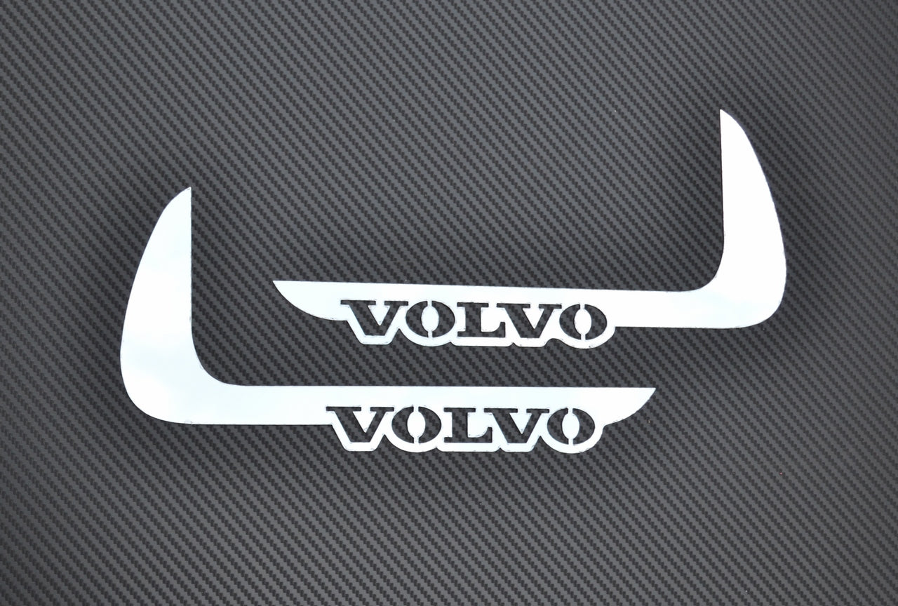 Door Handle Decoration Set – suitable for Volvo FH/FM, Stainless Steel, 260 x 115 mm, 2 Pieces