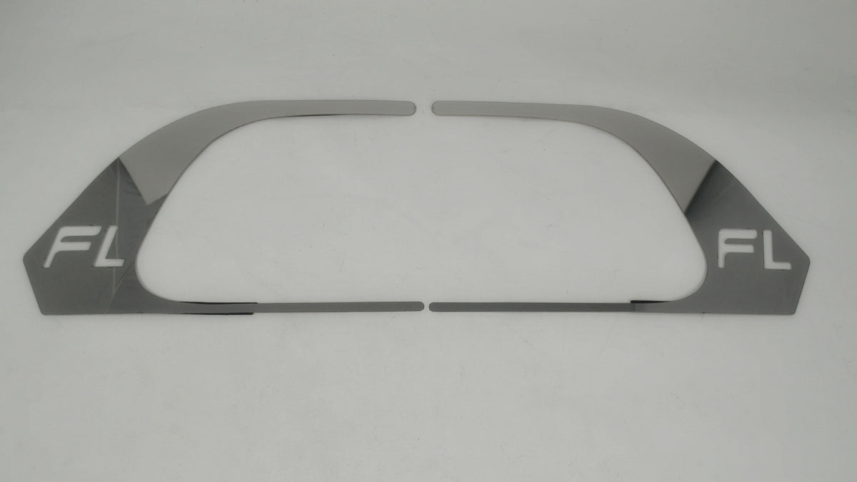 Kit de décoration de poignée de porte – adapté pour Volvo FL, acier inoxydable, 310 x 210 mm, 2 pièces