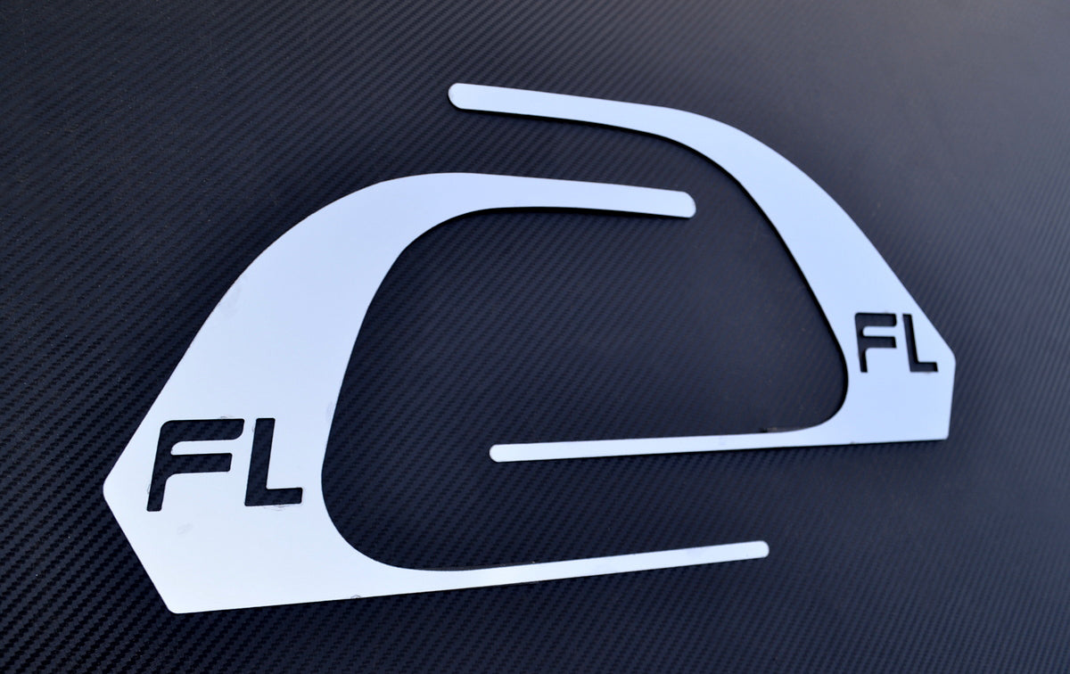 Kit de décoration de poignée de porte – adapté pour Volvo FL, acier inoxydable, 310 x 210 mm, 2 pièces