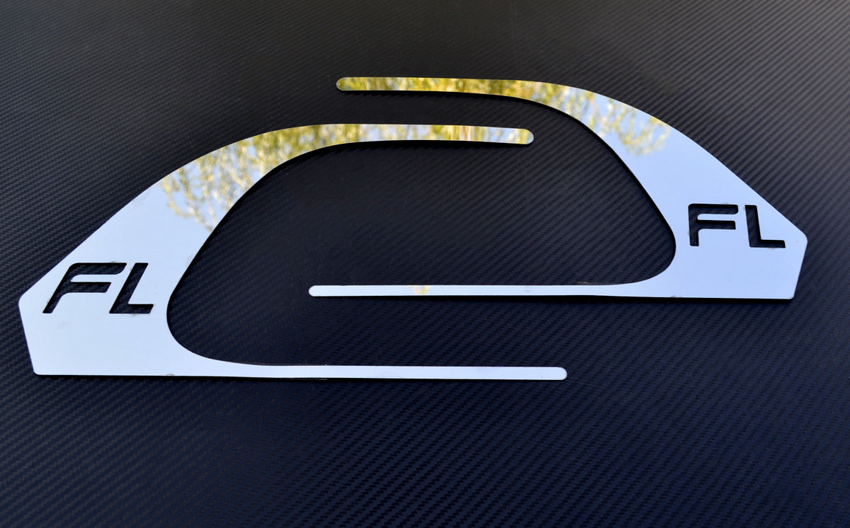 Kit de décoration de poignée de porte – adapté pour Volvo FL, acier inoxydable, 310 x 210 mm, 2 pièces