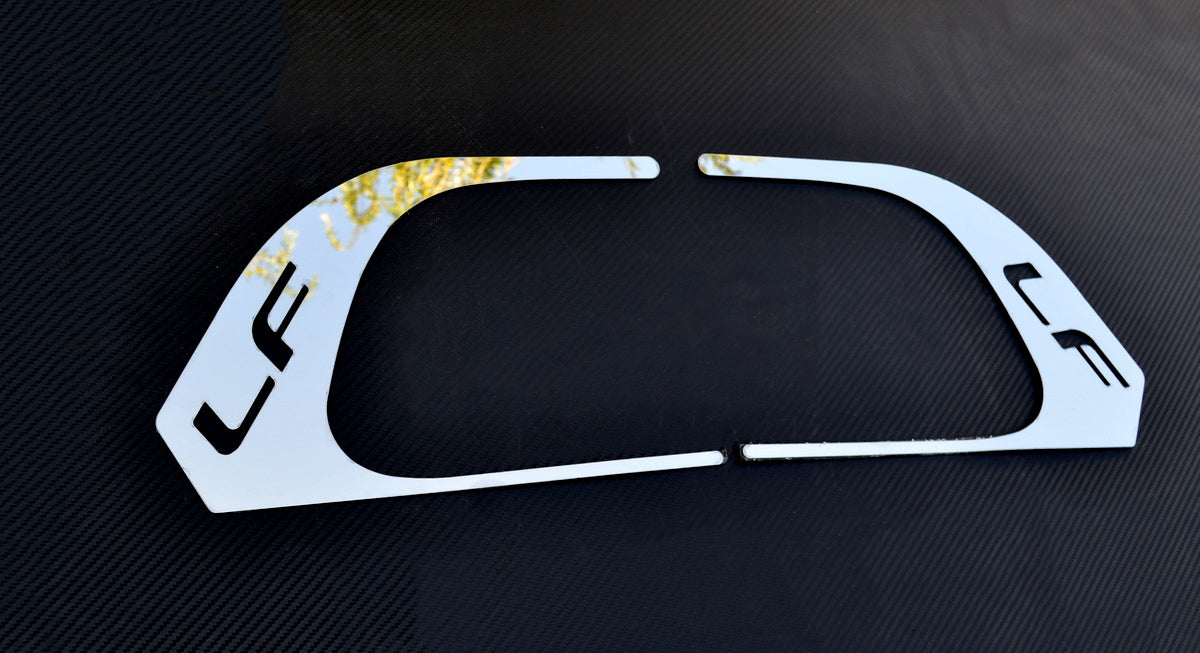 Enjoliveurs de poignée de porte en acier inoxydable adaptés pour camions DAF LF, finition miroir, jeu de 2 pièces, 310 mm x 210 mm