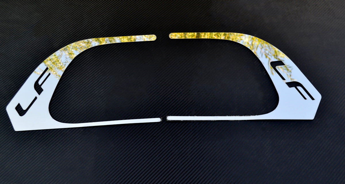 Enjoliveurs de poignée de porte en acier inoxydable adaptés pour camions DAF LF, finition miroir, jeu de 2 pièces, 310 mm x 210 mm